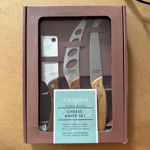 Artesa Acacia Wood Cheese Knife Set | 3-Piece